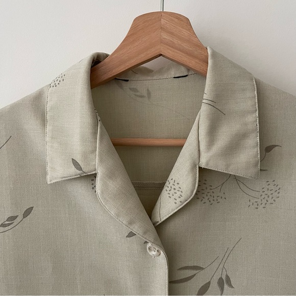 Vintage floral button up blouse - Picture 4 of 7